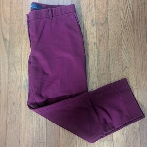 GAP Women's Deep Burgundy Chinos